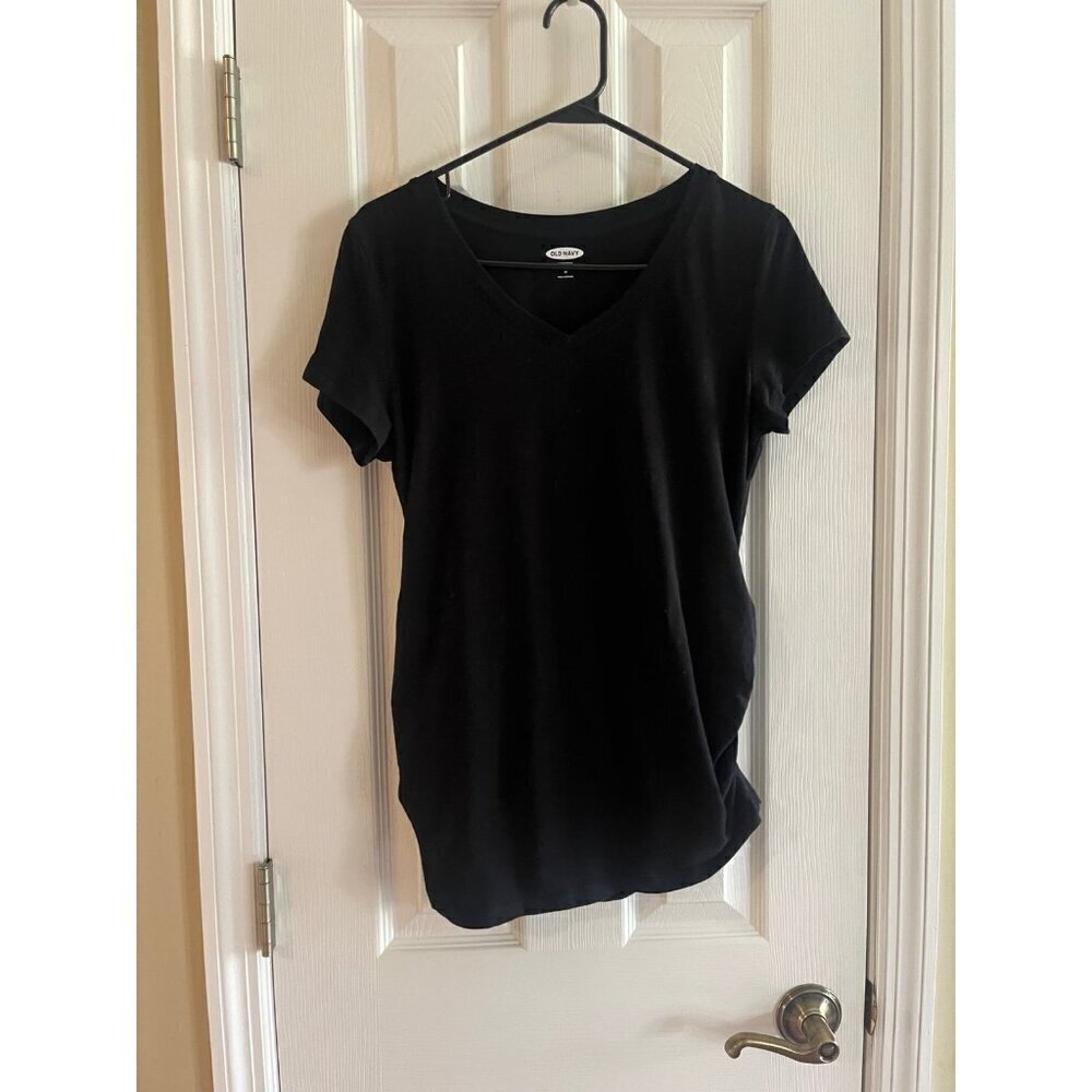 Old Navy Black Maternity Shirt